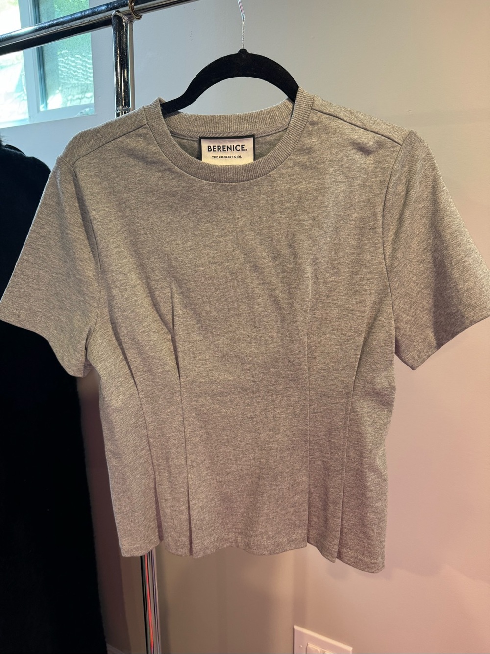 Berenice Heather Gray Short Sleeve Tee